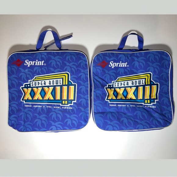 NFL Dining Super Bowl Xxxiii 33 Seat Cushions 999 Miami Florida